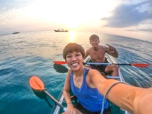 Kayaking Near Aman Tioman Beach Resort