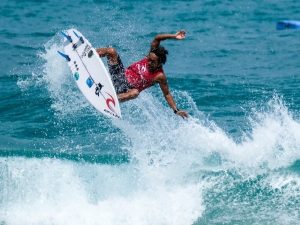 Semi-Pro Surfers Competing In Tioman Island