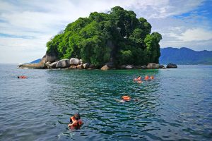 Snorkeling At Coral Island, Renggis Island