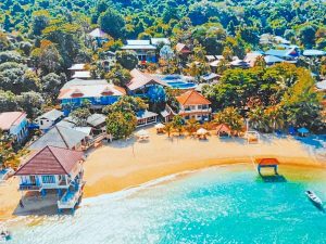 Sun Beach Resort Aerial View